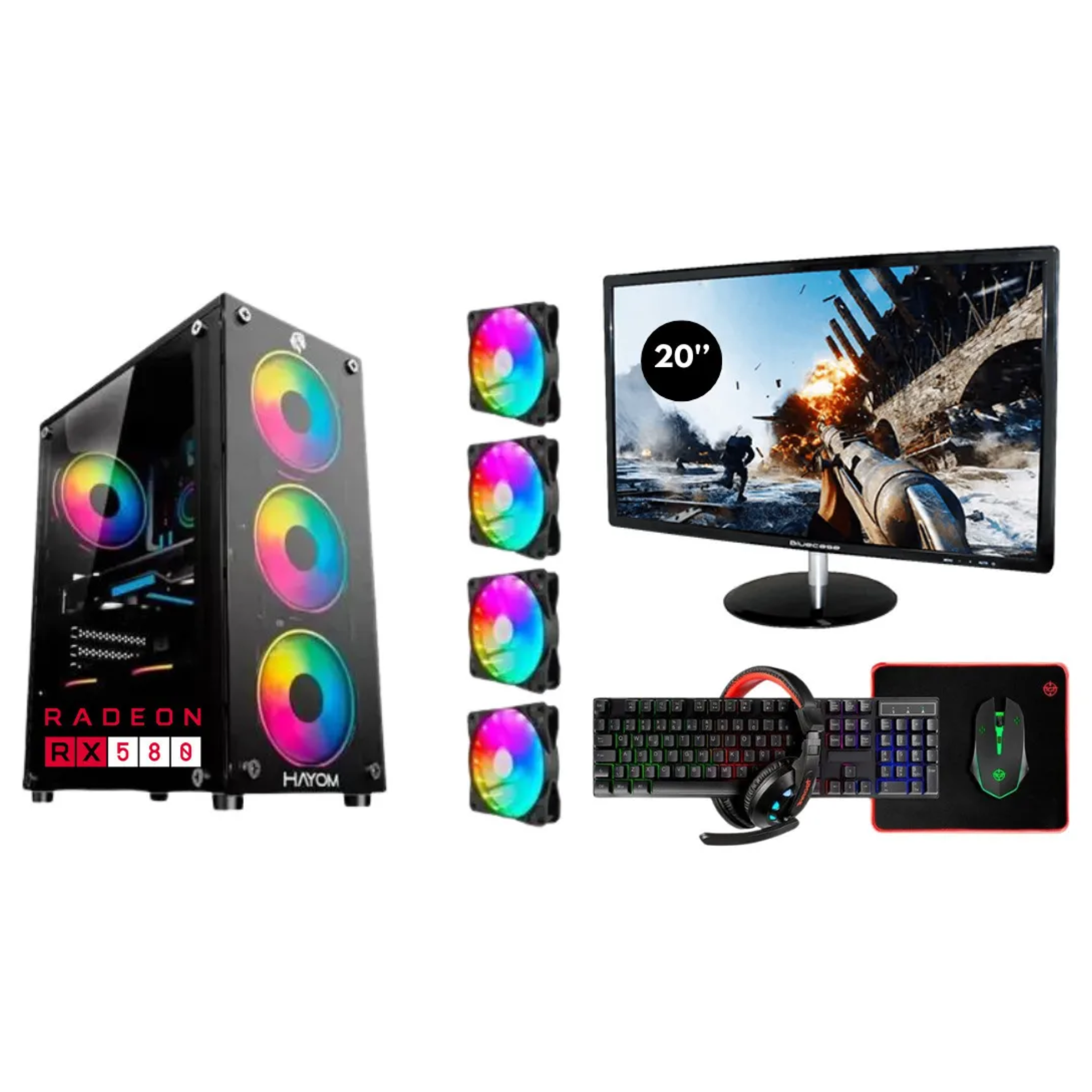 Pc Gamer Completo Intel I5 3a 16gb