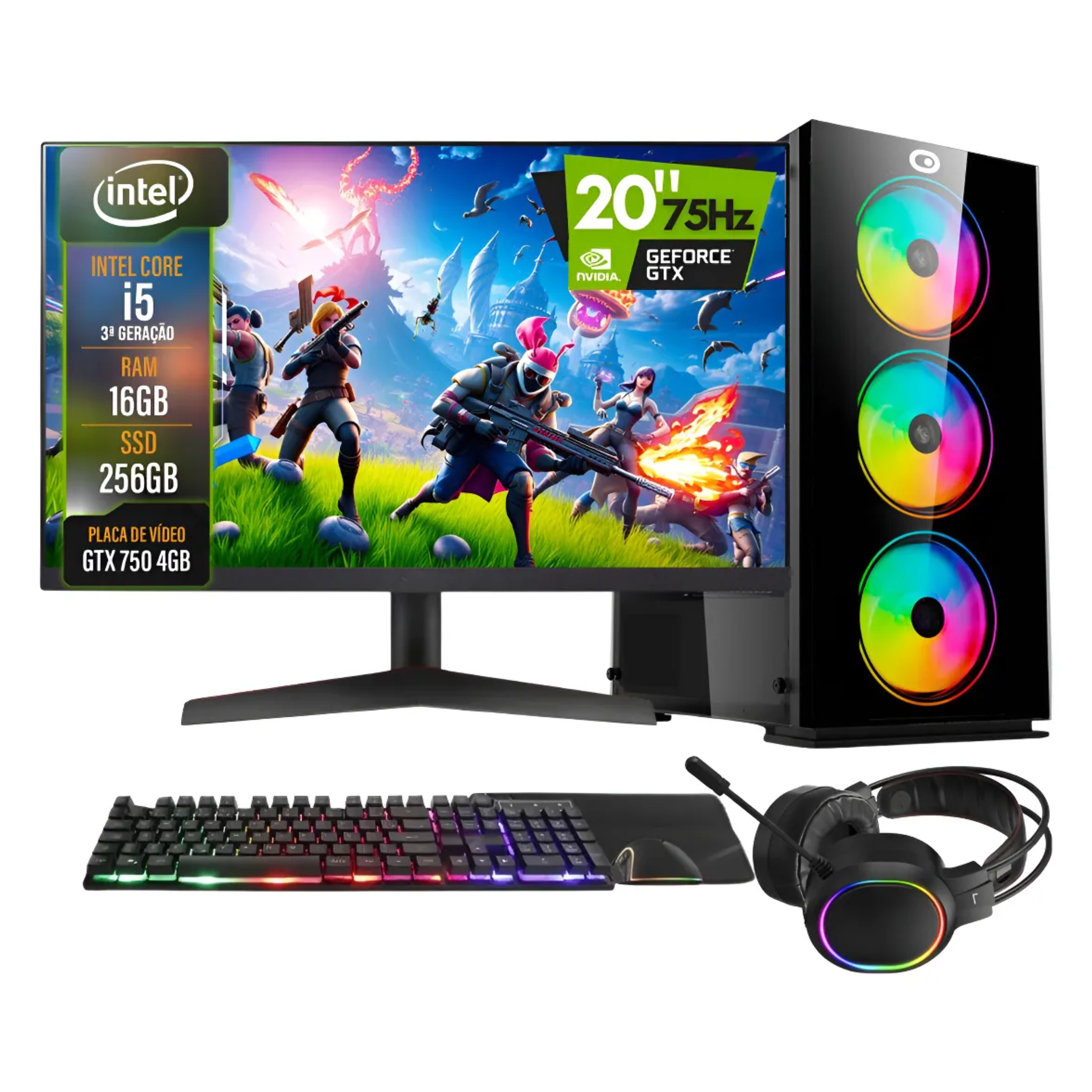 Pc Gamer Completo 2eletro Go I5 16gb