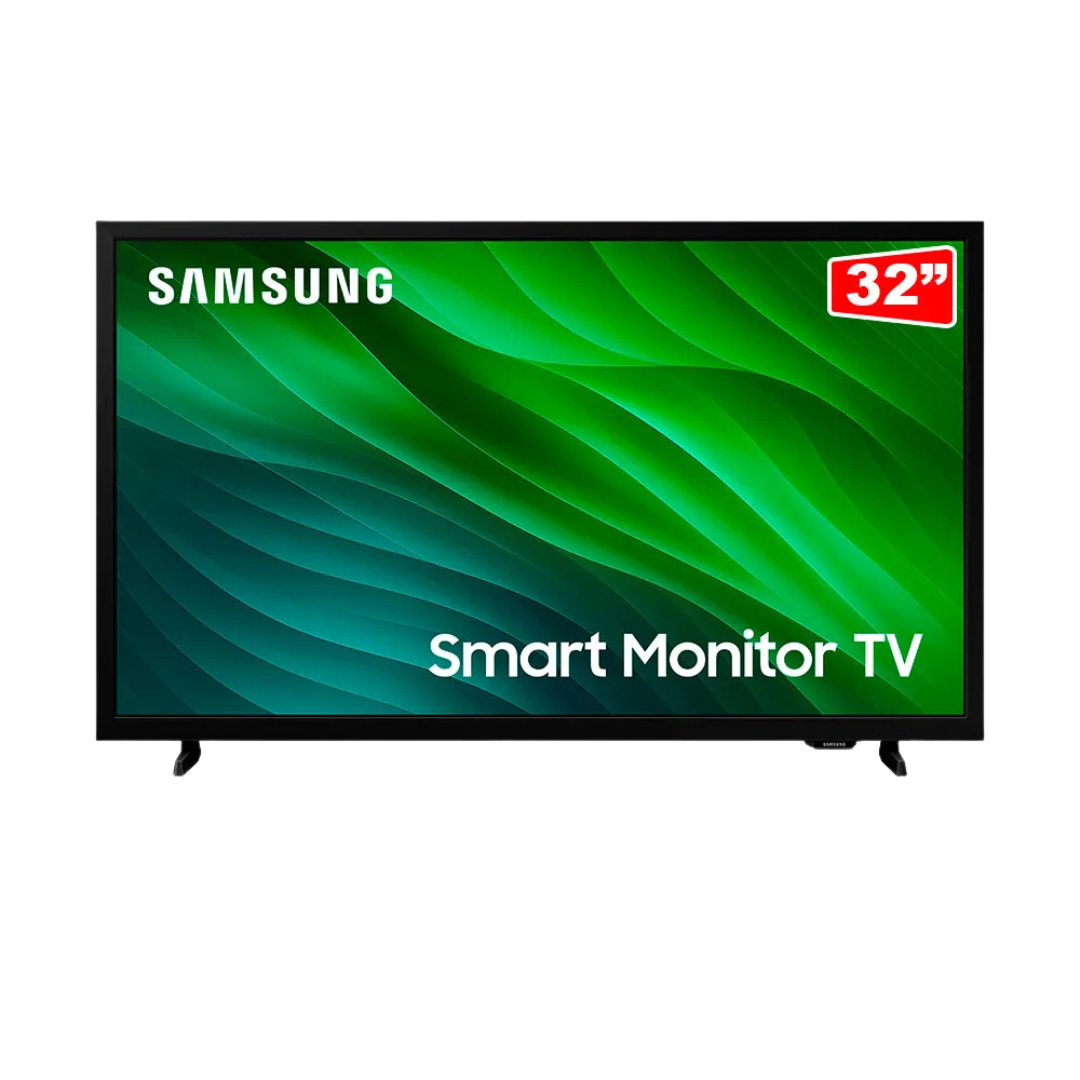 Smart Monitor TV HD 32" Samsung LS32H5000FGXZD Preta