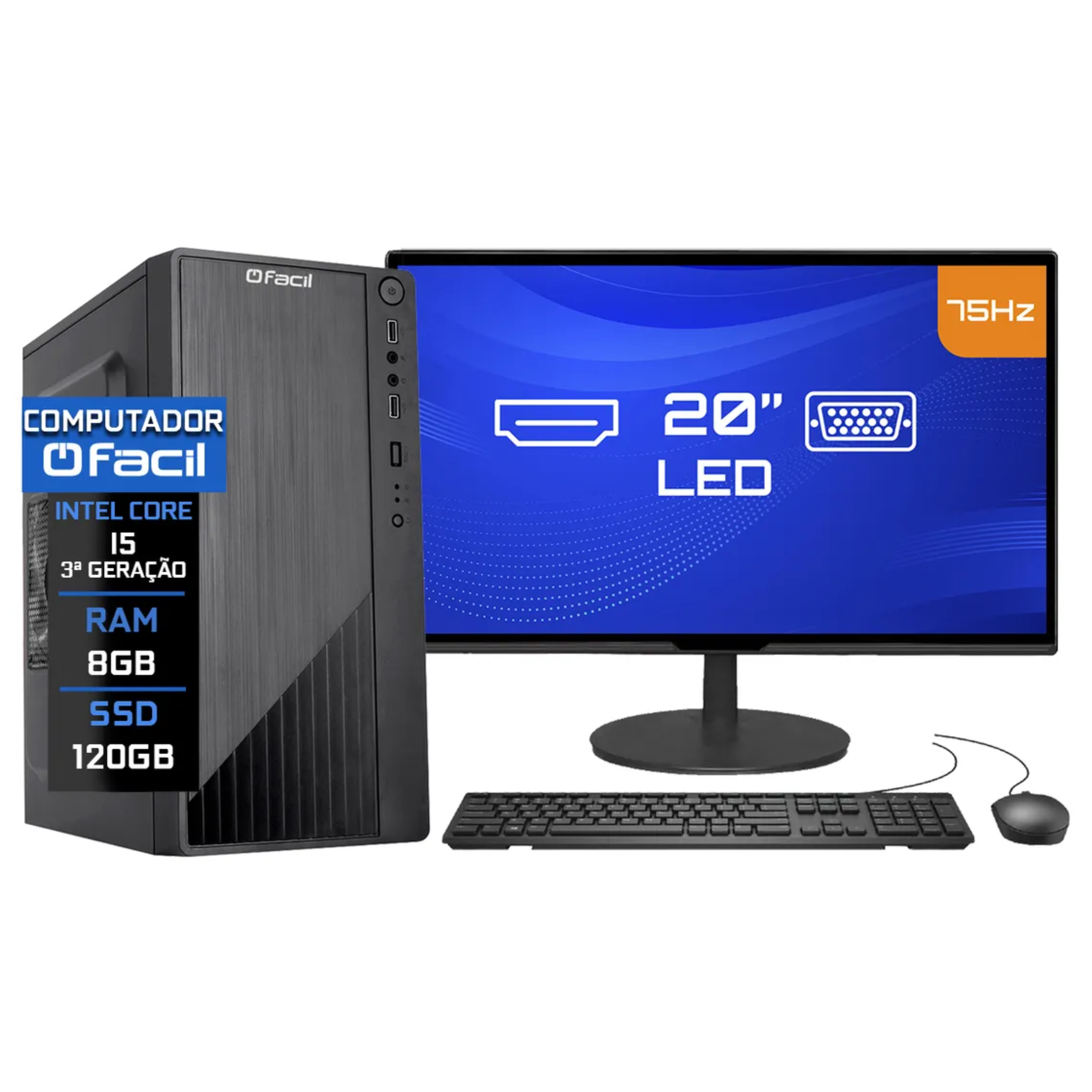 Computador Completo Intel Core I5 3ª