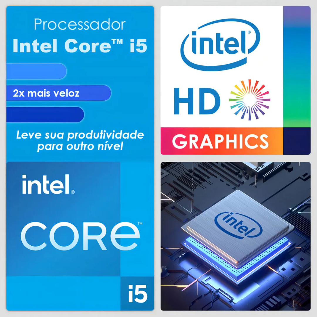 Computador Completo I5 16gb Ssd 240gb Mon 21.5 Strong Tech