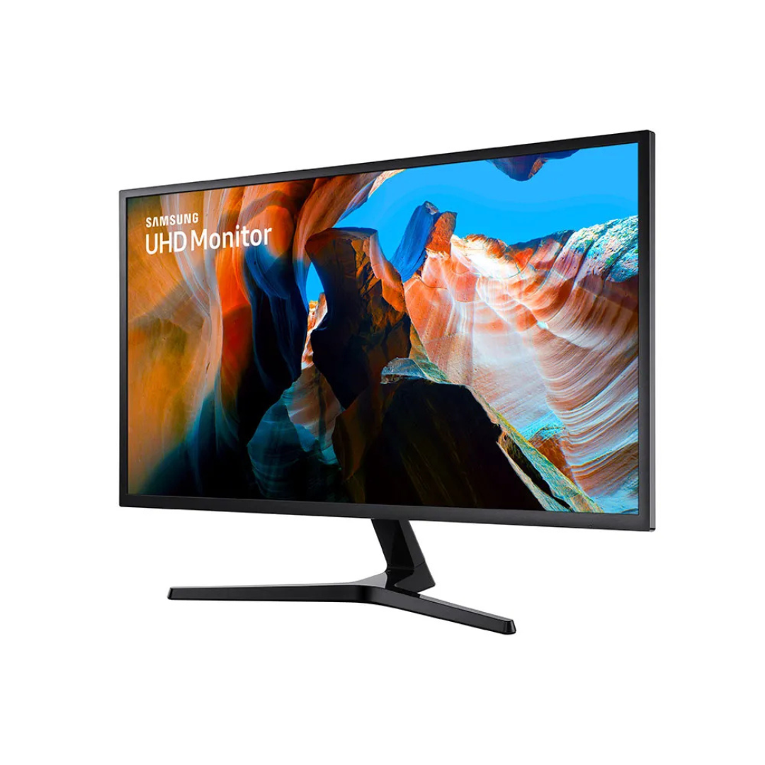 Monitor UHD Samsung 31.5" 4K, 60Hz, 4(GTG) ms, Freesync - LU32J590UQLMZD Dark Blue Gray