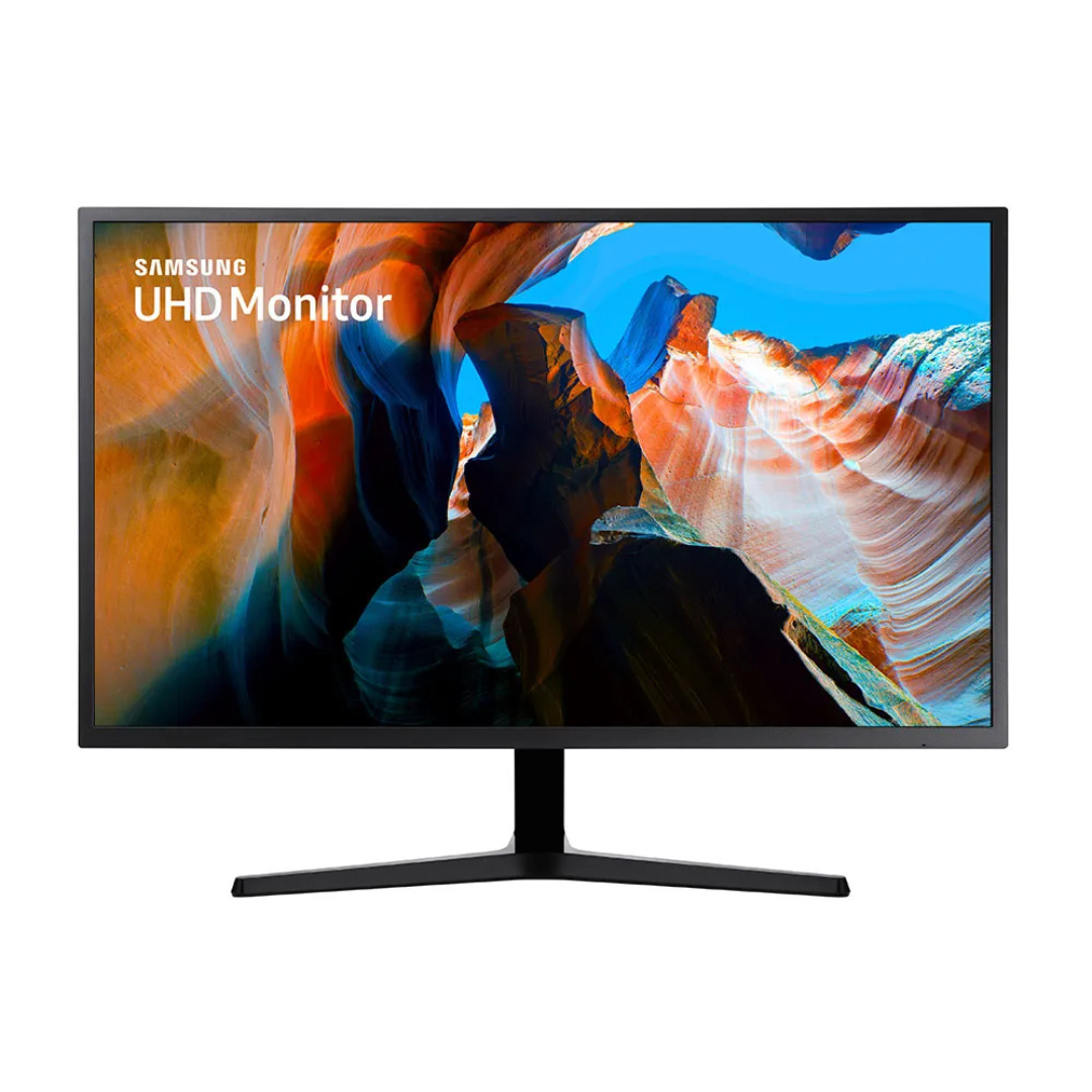 Monitor UHD Samsung 31.5" 4K, 60Hz, 4(GTG) ms, Freesync - LU32J590UQLMZD Dark Blue Gray