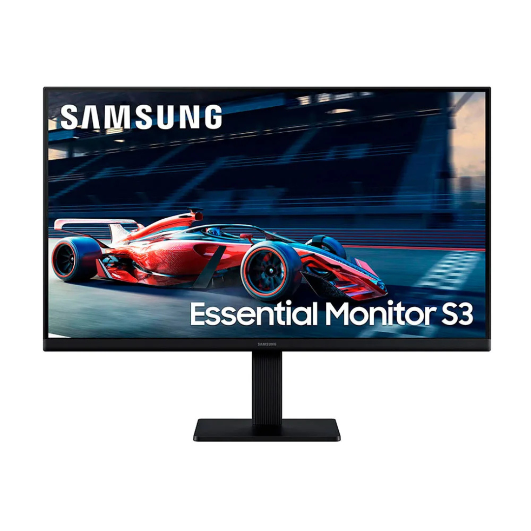 Monitor Gamer Samsung S3 24" FHD, IPS, 100Hz, HDMI e VGA, Preto - LS24D300GALMZD