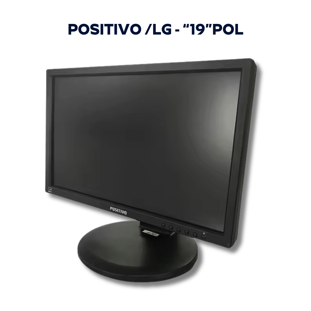 Monitor Positivo "19" POL VGA | DVI  [MODELO 13EB13PW]